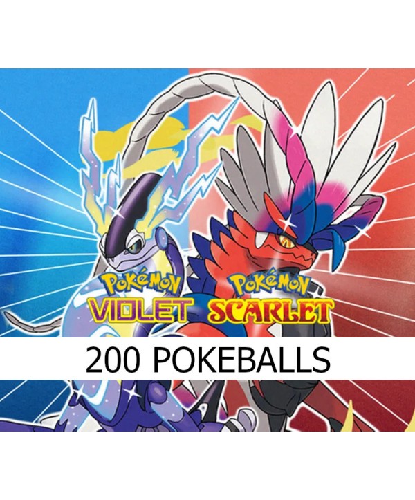 Pokemon Scarlet & Violet - 200 Pokeballs DLC Switch Nintendo eShop Key EUROPE